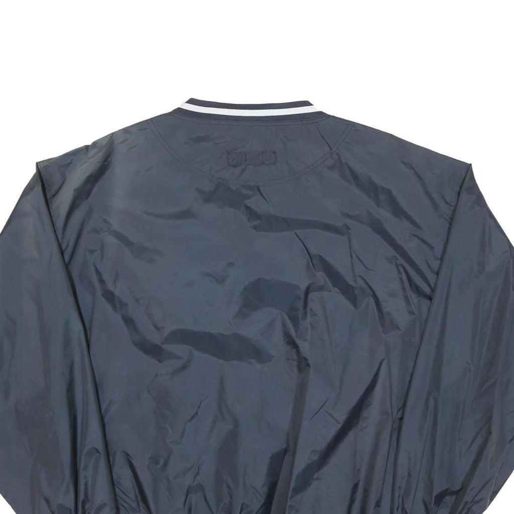 PORT AND COMPANY Mens Navy Marines Nylon Jacket L Pullover Plain Lightweight