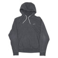 NIKE Mens Grey Pullover Hoodie S Cotton Blend Casual Sportswear