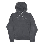 NIKE Mens Grey Pullover Hoodie S Cotton Blend Casual Sportswear