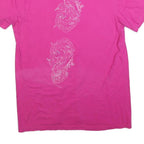 NIKE Womens Pink Graphic T-Shirt M Short Sleeve Crew Neck Cotton Blend Casual