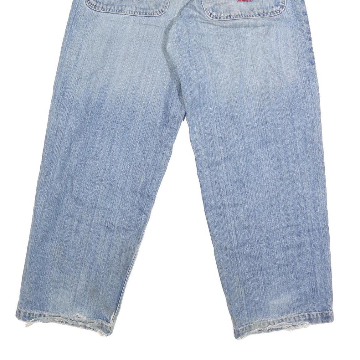 DICKIES Mens Regular Blue Denim Jeans W30 L28 Classic Cotton Blend Zip