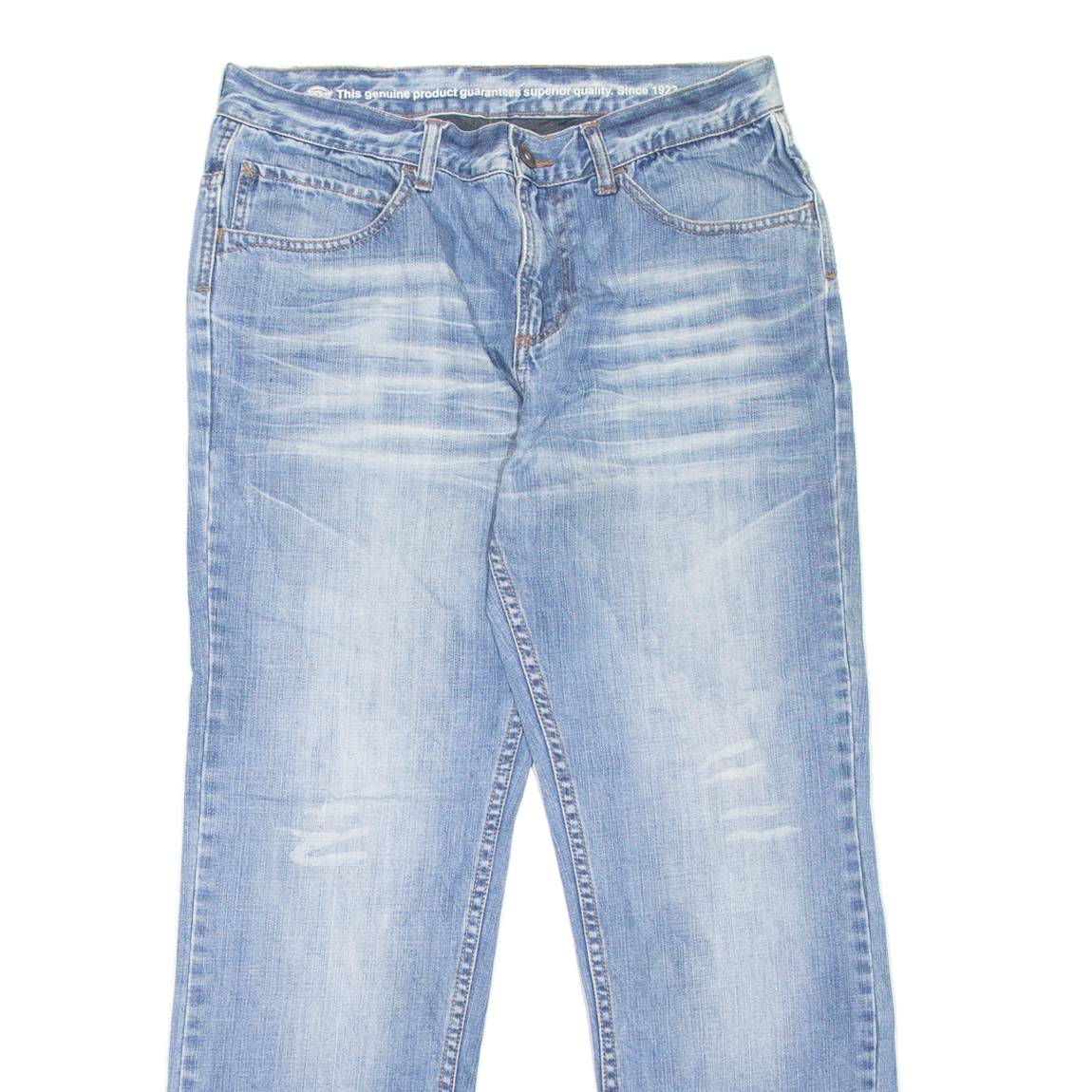 DICKIES Workwear Mens Jeans Blue Slim Straight Stone Wash W31 L28