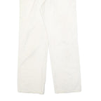 DICKIES Mens Relaxed White Cotton Blend Denim W30 L29 Workwear Carpenter Pants