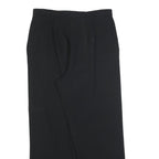 DONNY BROOK Womens Wool Black Relaxed Straight Trousers W32 L30 Smart Comfort