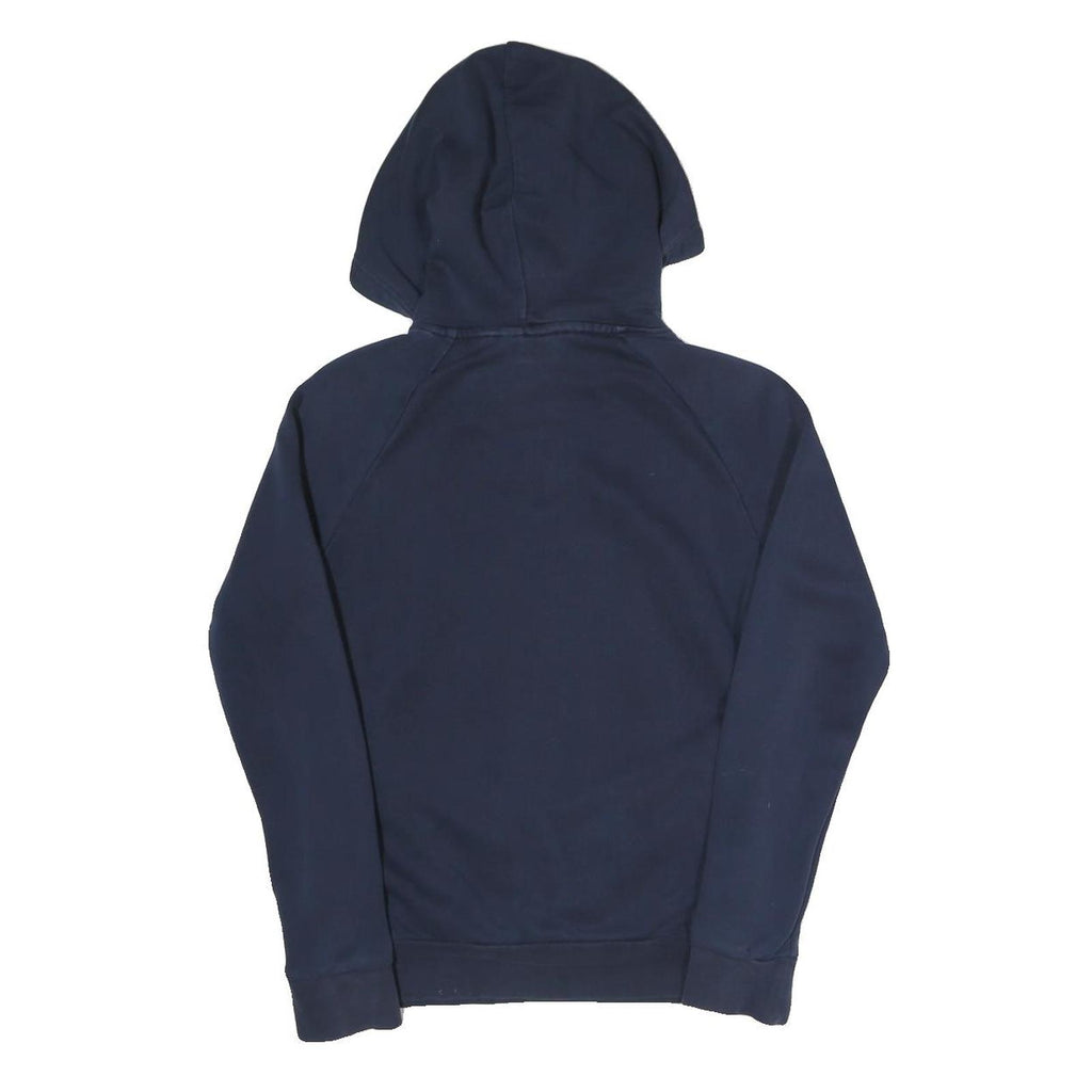 ADIDAS Womens Navy Blue Hoodie XS Cotton Blend Pullover Casual Sportswear