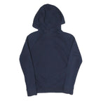 ADIDAS Womens Navy Blue Hoodie XS Cotton Blend Pullover Casual Sportswear