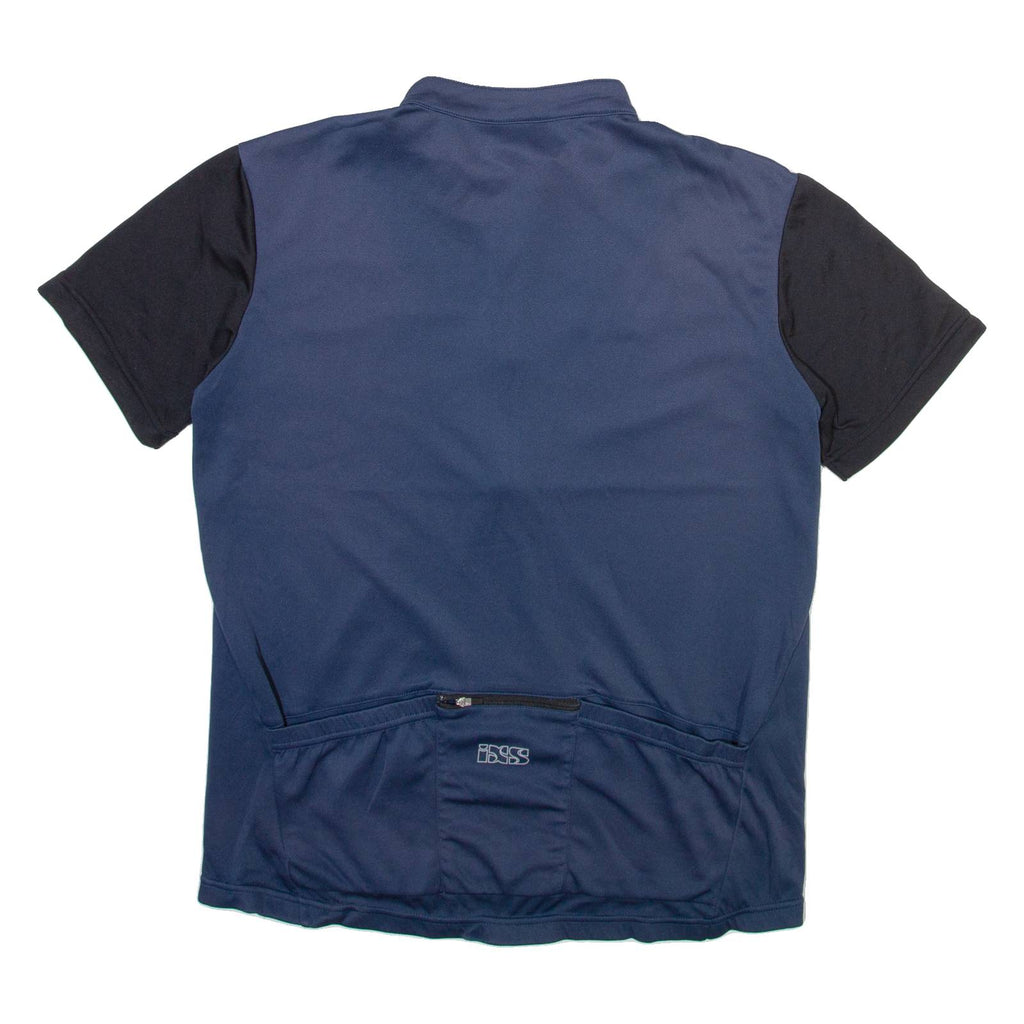 IXS Mens Jersey Blue 1/2 Zip L