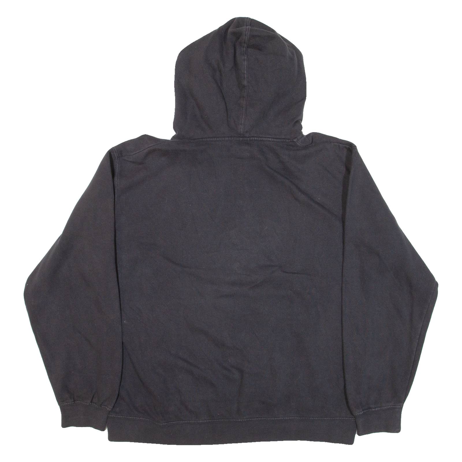 MAJESTIC Mens Black Hoodie USA L