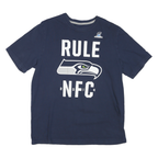 NIKE Mens Blue XL Short Sleeve Crew Neck Cotton T-Shirt NFL Print 2014