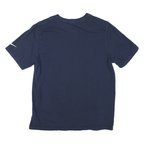 NIKE Mens Blue XL Short Sleeve Crew Neck Cotton T-Shirt NFL Print 2014