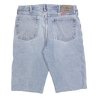 WRANGLER Mens Denim Blue Casual Shorts L W35 Classic Comfortable Cotton Blend