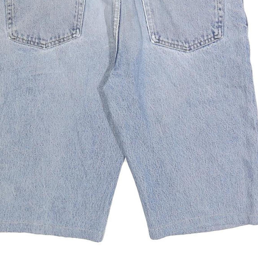 WRANGLER Mens Denim Blue Casual Shorts L W35 Classic Comfortable Cotton Blend