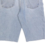 WRANGLER Mens Denim Blue Casual Shorts L W35 Classic Comfortable Cotton Blend