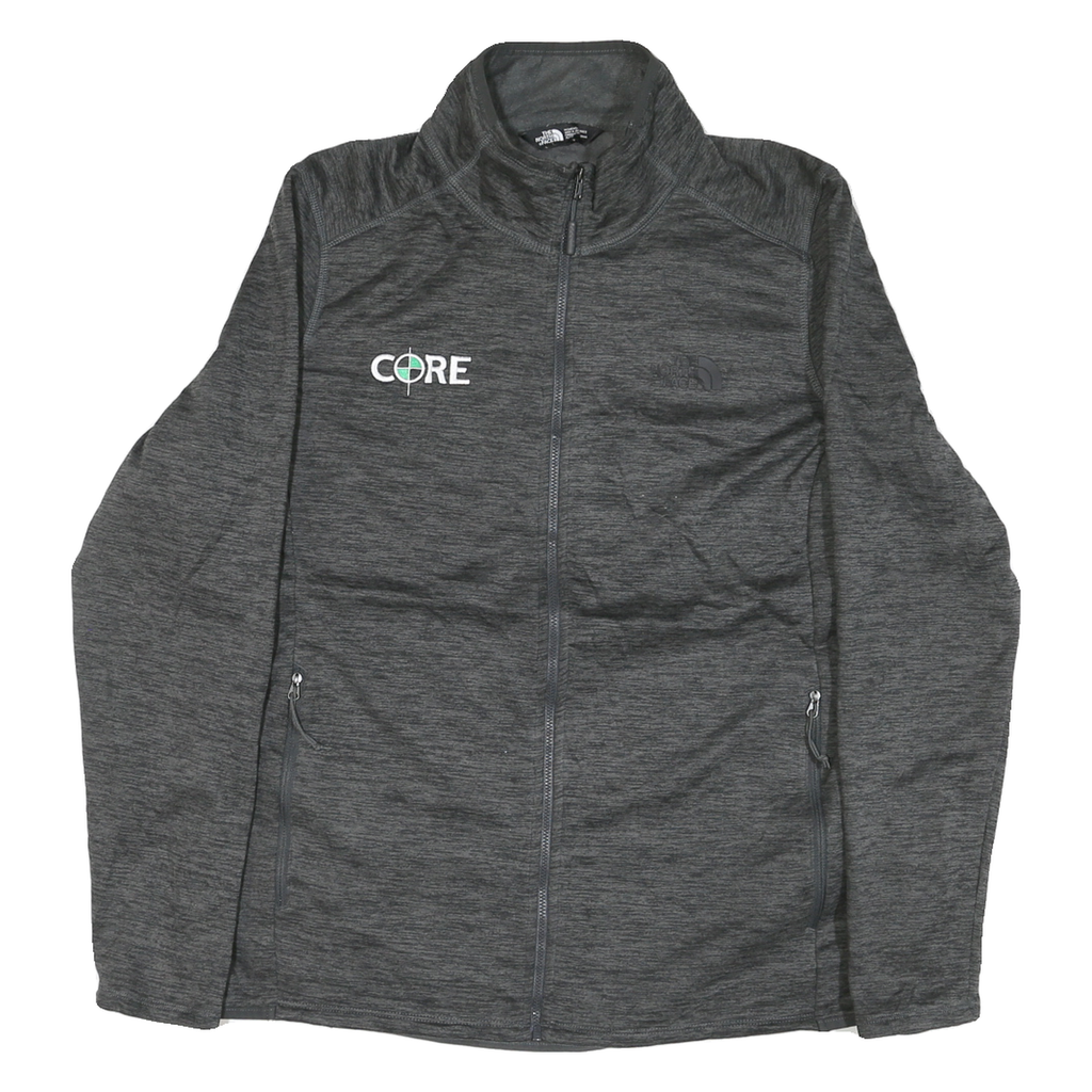 THE NORTH FACE Womens Grey Jacket XL Polyester Blend Plain Outdoor Zip