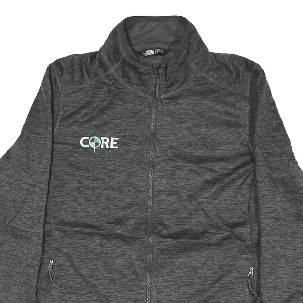 THE NORTH FACE Womens Grey Jacket XL Polyester Blend Plain Outdoor Zip