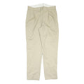 DICKIES Mens Polyester Blend Beige Regular Straight Trousers W36 L34 Smart