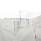 DICKIES Mens Polyester Blend Beige Regular Straight Trousers W36 L34 Smart