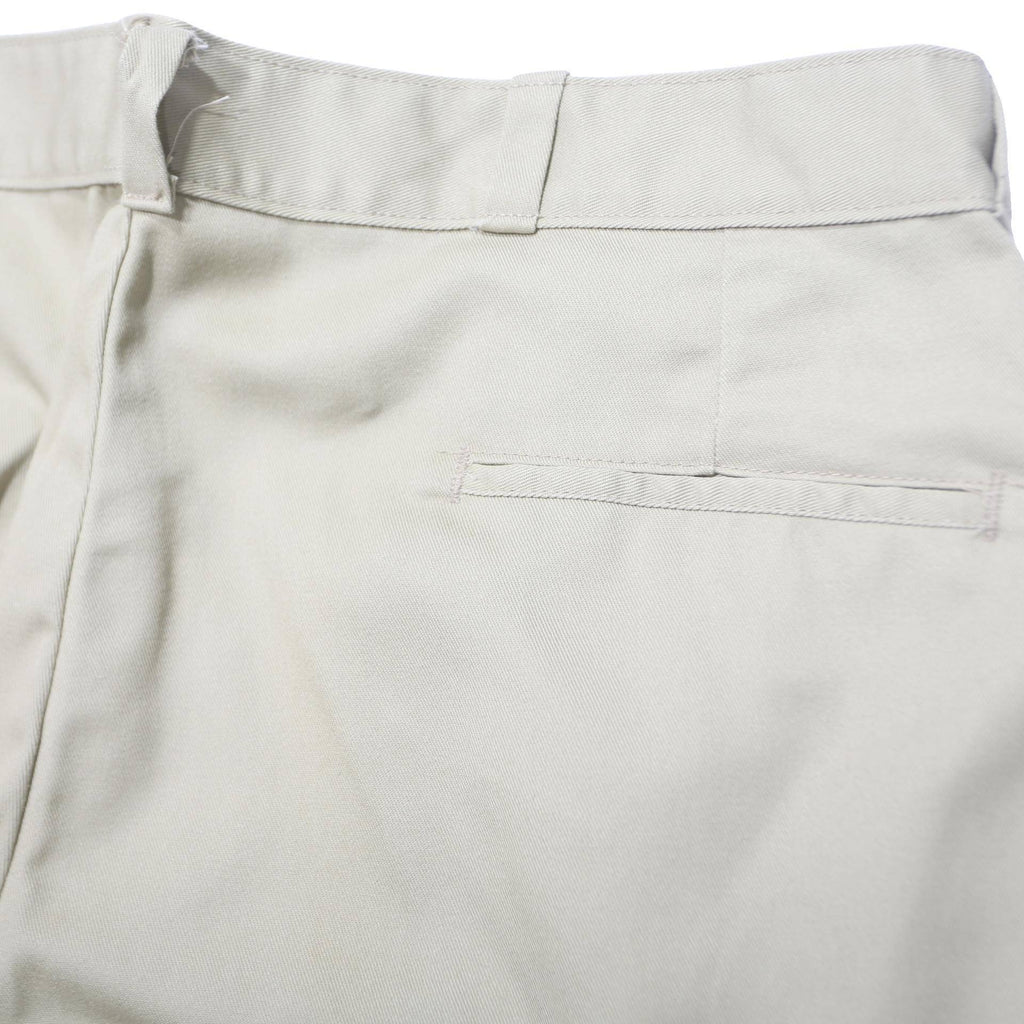 DICKIES Mens Polyester Blend Beige Regular Straight Trousers W36 L34 Smart