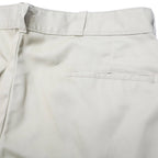 DICKIES Mens Polyester Blend Beige Regular Straight Trousers W36 L34 Smart