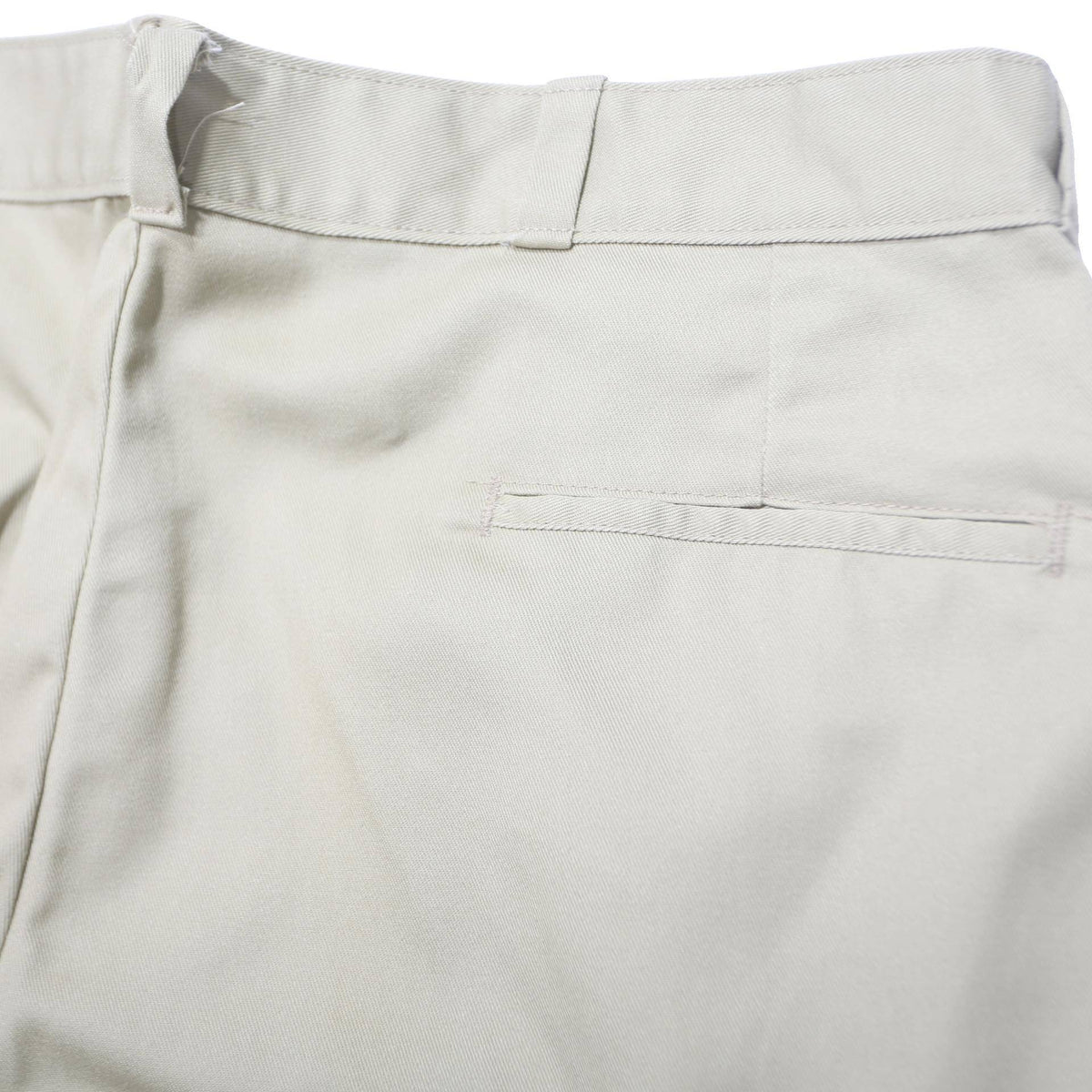 DICKIES Mens Polyester Blend Beige Regular Straight Trousers W36 L34 Smart