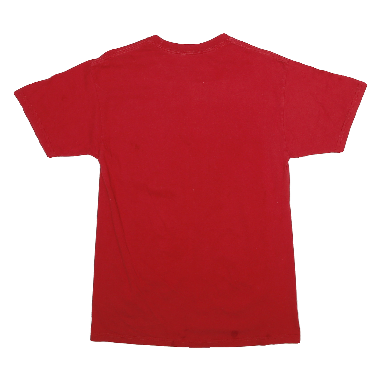 POETIC JUSTICE Mens Red Graphic T-Shirt M Short Sleeve Crew Neck Urban Style