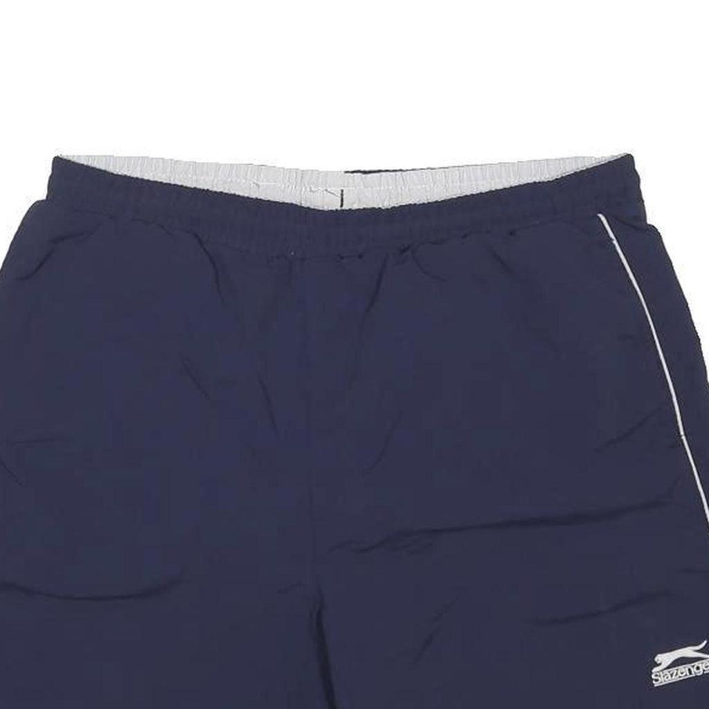 SLAZENGER Mens Shorts Navy Blue Sports Casual M W32 Polyester