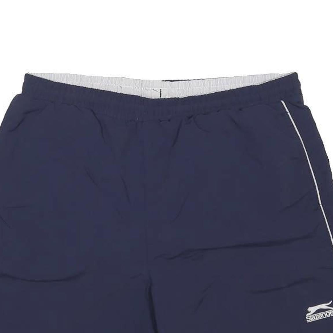 SLAZENGER Mens Shorts Navy Blue Sports Casual M W32 Polyester