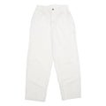 CAROLINA BLUES Womens Cotton White Classic Straight Trousers W26 L29 Casual