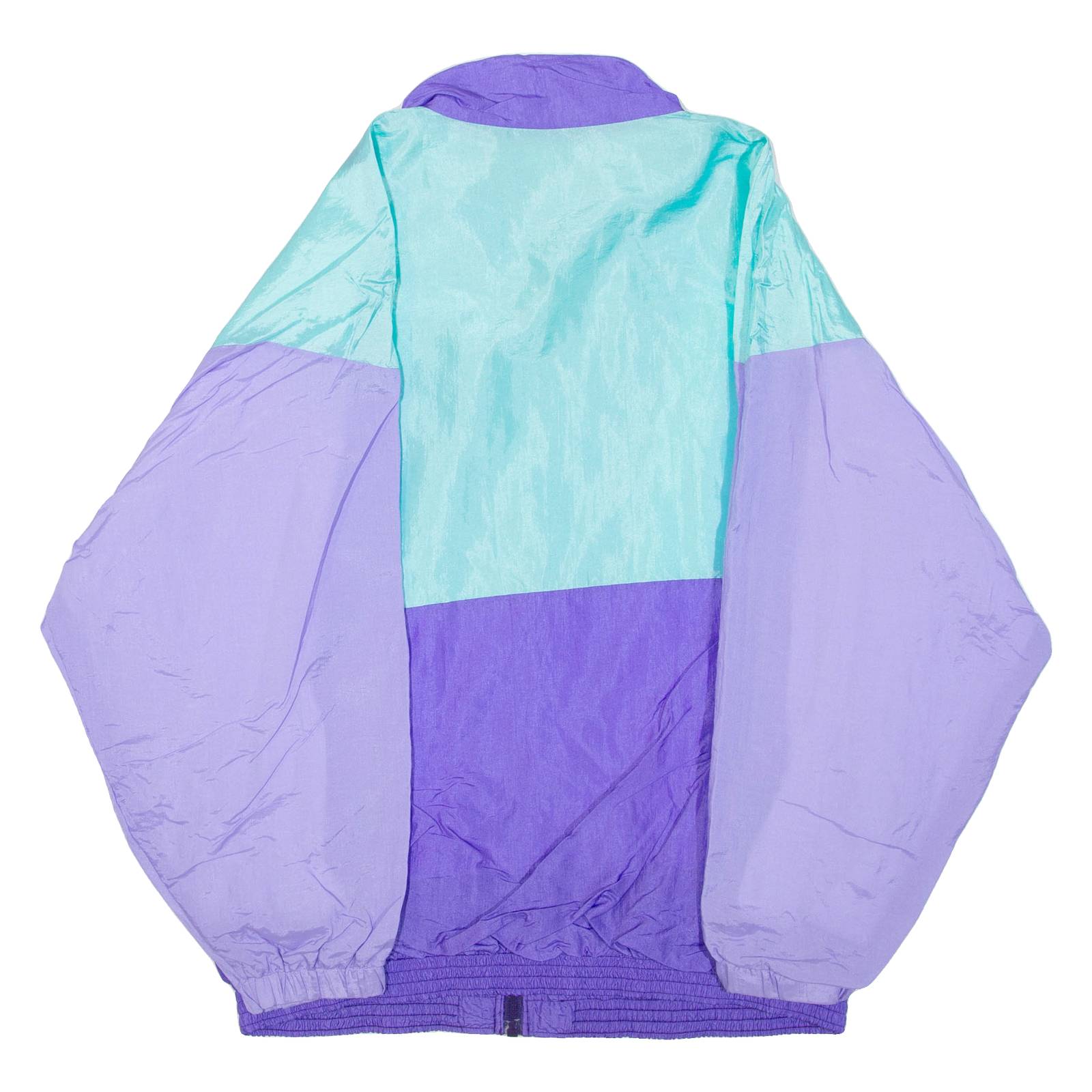 Womens Track Jacket Purple Colourblock L