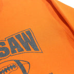 RUSSELL ATHLETIC Mens Orange Warsaw Frosh Crew Neck L Sweatshirt Cotton