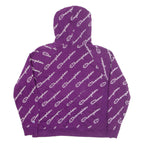 CHAMPION Womens Purple Hoodie XL