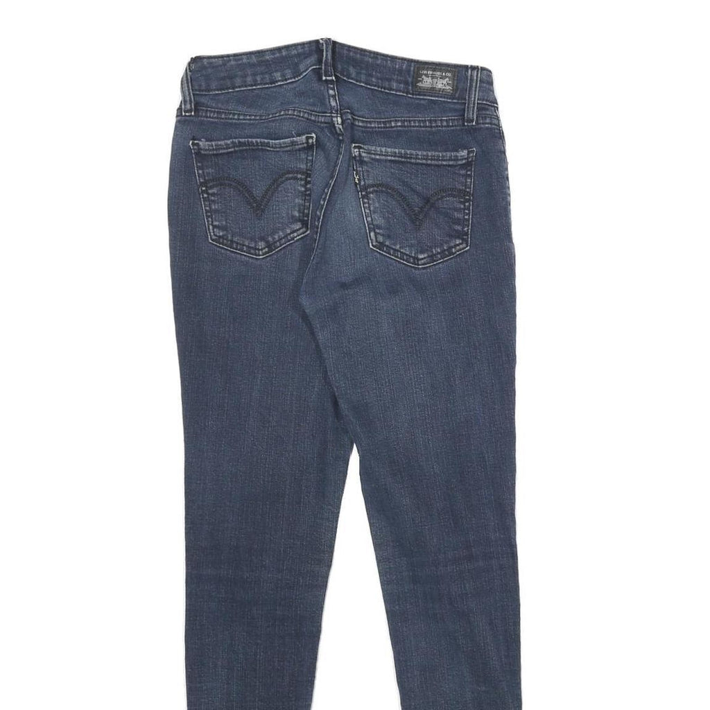 LEVI'S Womens Denim Slim Skinny Jeans Blue Cotton Blend W26 L30 Stretch 535