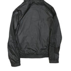 ADIDAS Womens Black & White Reversible Zip Jacket M Polyester Plain Sportswear