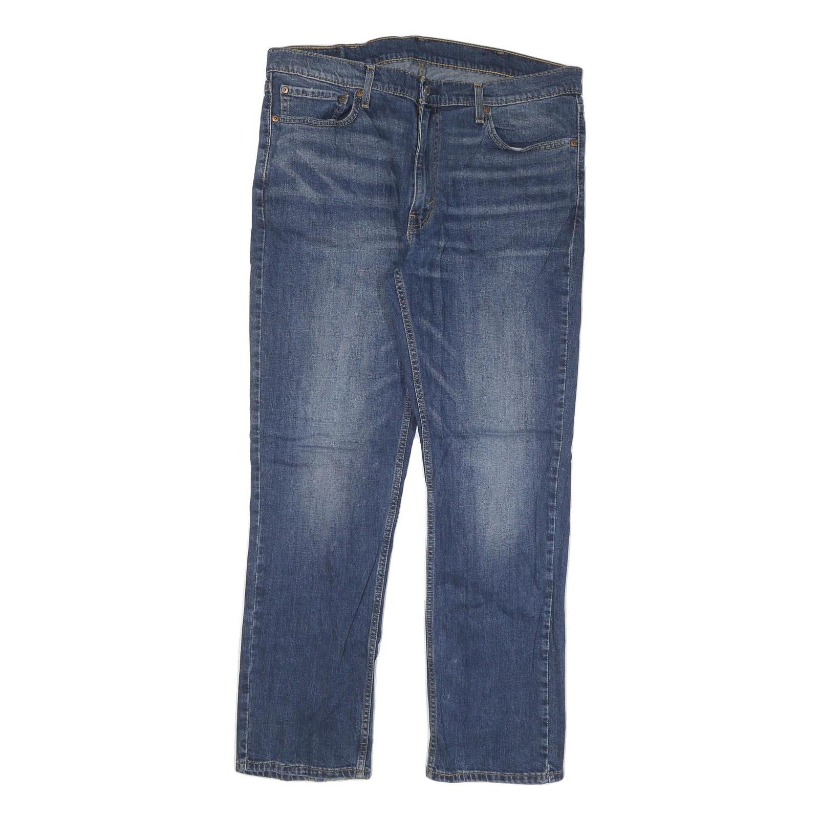 LEVI'S 514 Mens Jeans Blue Slim Straight Denim Medium W38 L32 Classic Fit