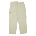 TENSON Mens Relaxed Beige Zip Trousers W32 L28 Outdoor Casual Lightweight