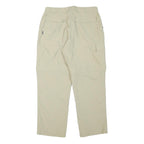 TENSON Mens Relaxed Beige Zip Trousers W32 L28 Outdoor Casual Lightweight