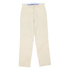 TOMMY HILFIGER Boys Cotton Blend Beige Regular Fit Button Trousers W29 L29