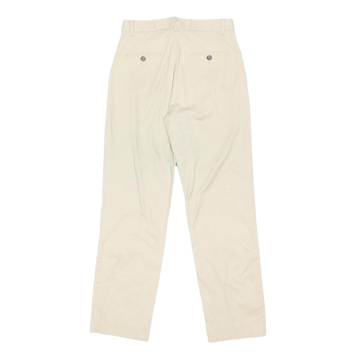 TOMMY HILFIGER Boys Cotton Blend Beige Regular Fit Button Trousers W29 L29