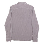 LYLE & SCOTT Mens Red & White Check Shirt M Button-Down Collar Cotton Blend