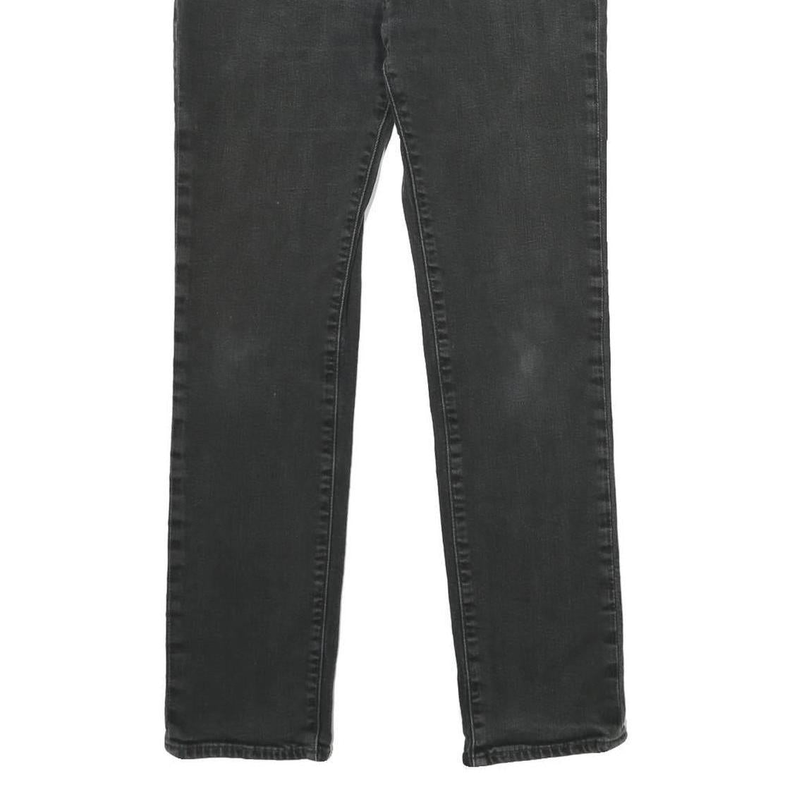 LEVI'S 511 BIG E Mens Jeans Black Slim Skinny Denim Medium W30 L30 Classic Zip