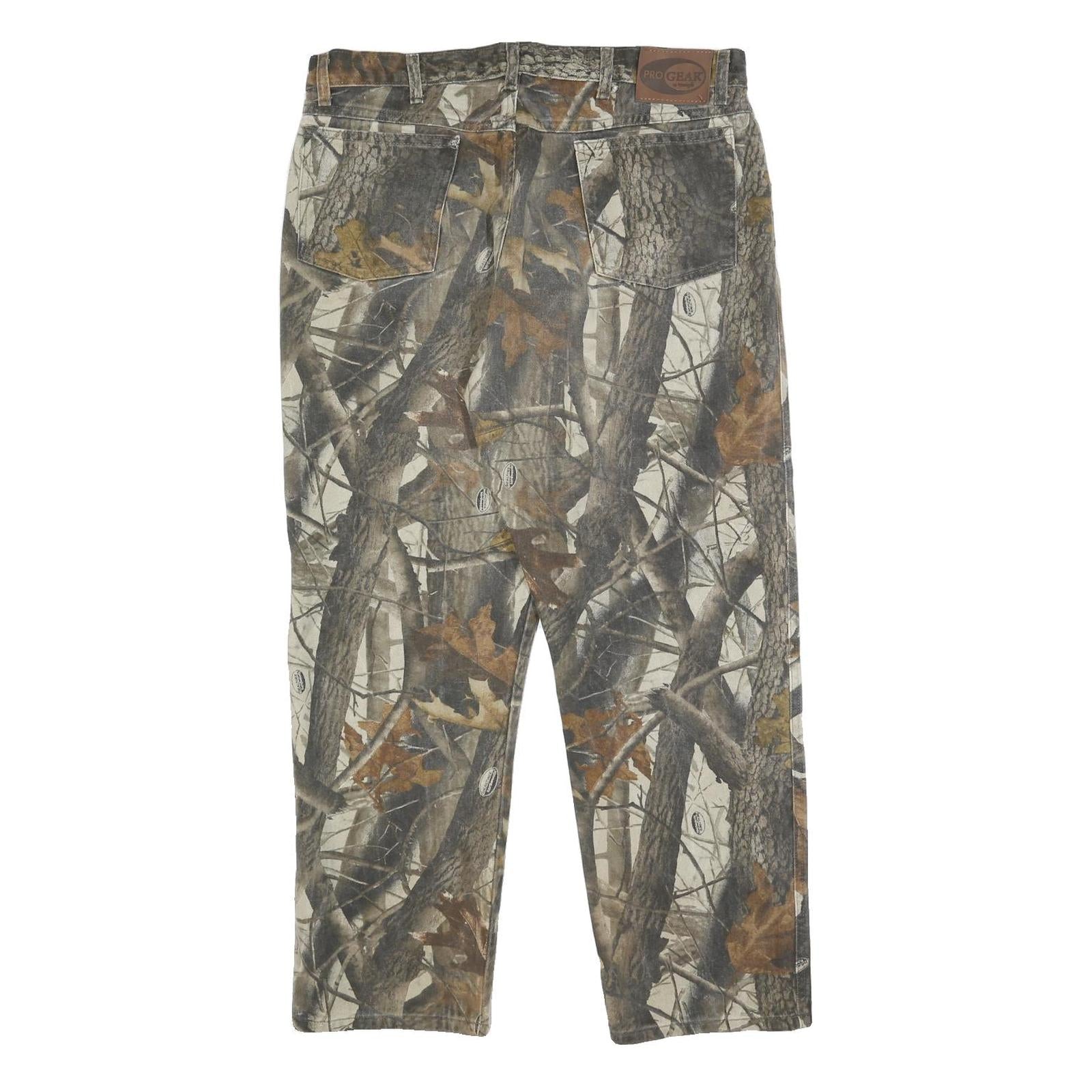 WRANGLER Mens Cotton Camouflage Regular Fit Straight Leg Trousers W38 L30