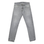CARHARTT Mens Slim Grey Denim Slim Jeans Cotton Blend W30 L31 Casual Workwear