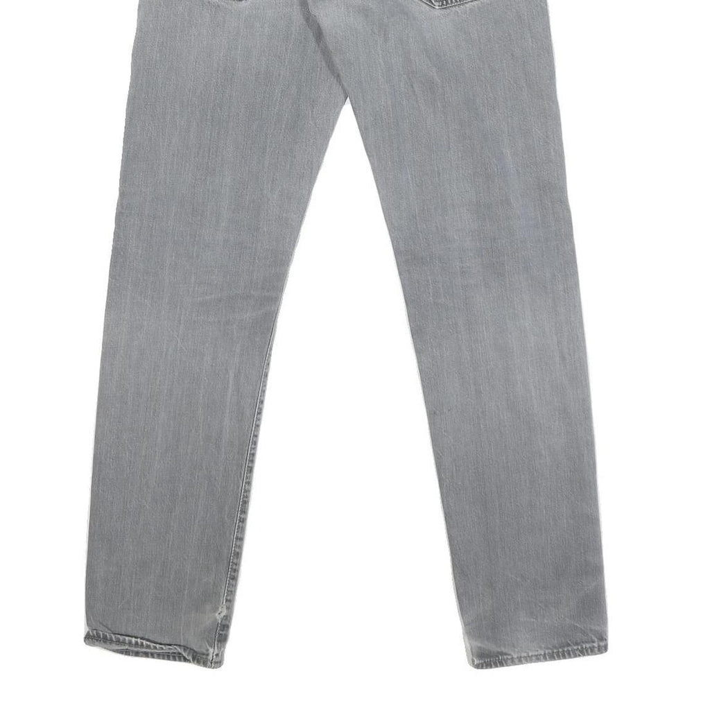 CARHARTT Mens Slim Grey Denim Slim Jeans Cotton Blend W30 L31 Casual Workwear