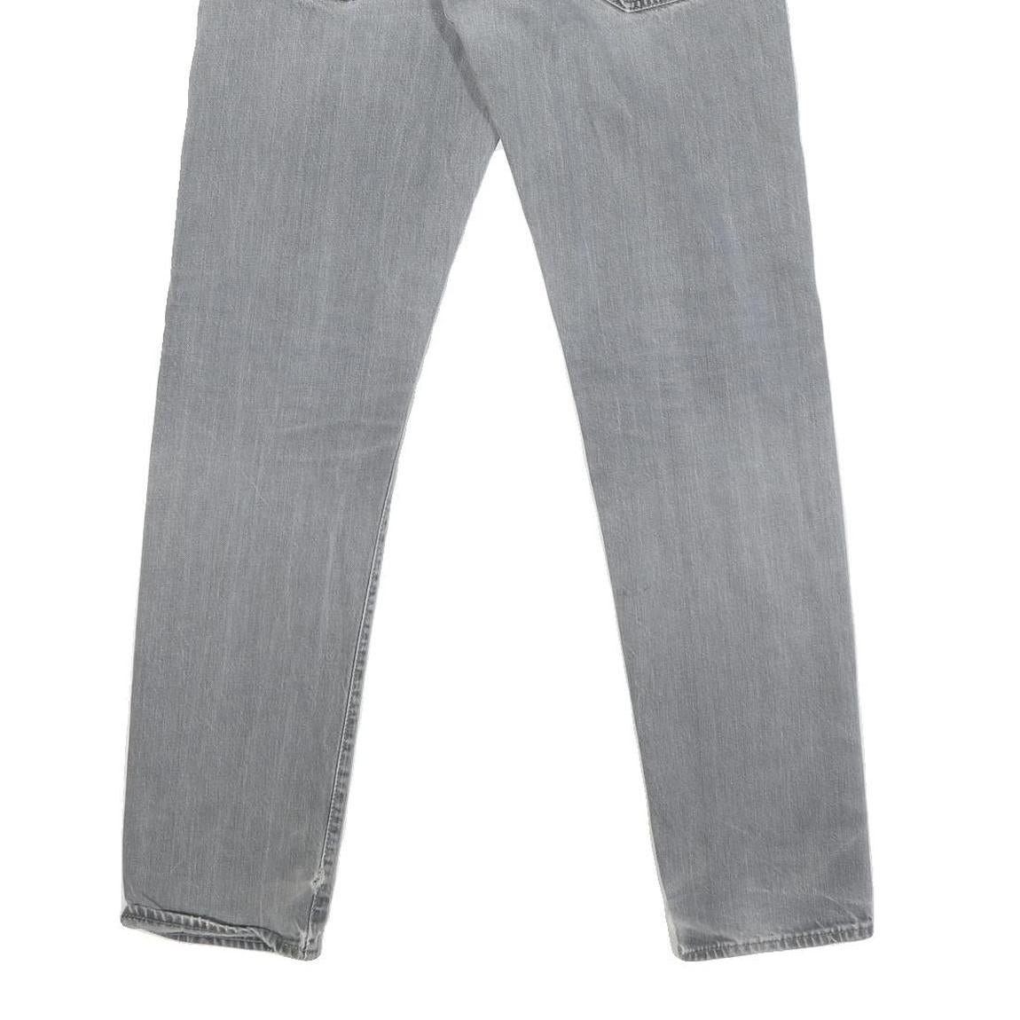 CARHARTT Mens Slim Grey Denim Slim Jeans Cotton Blend W30 L31 Casual Workwear