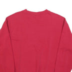 NORTHERN REFLECTIONS Womens Red Canada Crew Neck L Cotton Blend Sweatshirt