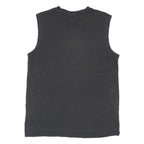 ADIDAS ORIGINALS Mens Black Sleeveless Crew Neck Cotton Blend T-Shirt M