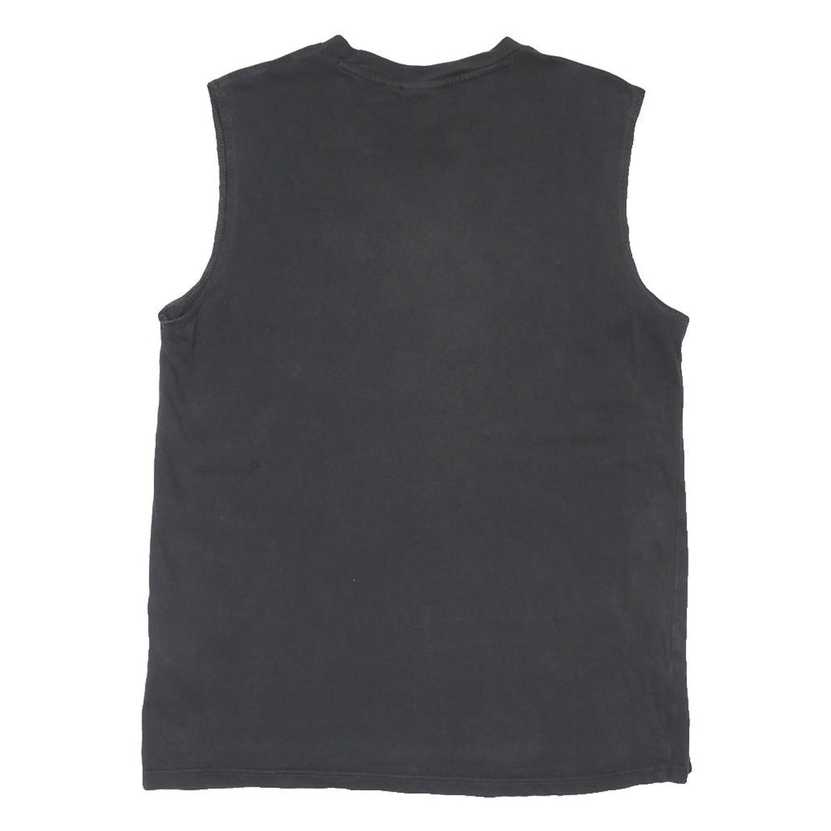 ADIDAS ORIGINALS Mens Black Sleeveless Crew Neck Cotton Blend T-Shirt M