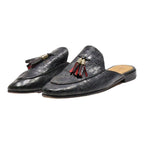 MELVIN & HAMILTON Loafer Shoes Black Leather Womens UK 6