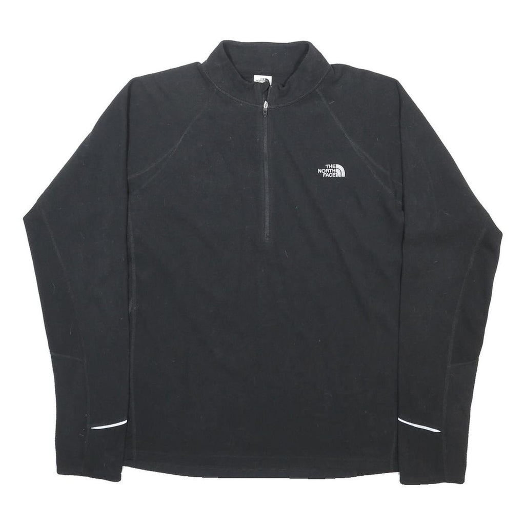 THE NORTH FACE Mens Black Outdoor Performance Pullover Jumper Half Zip XL