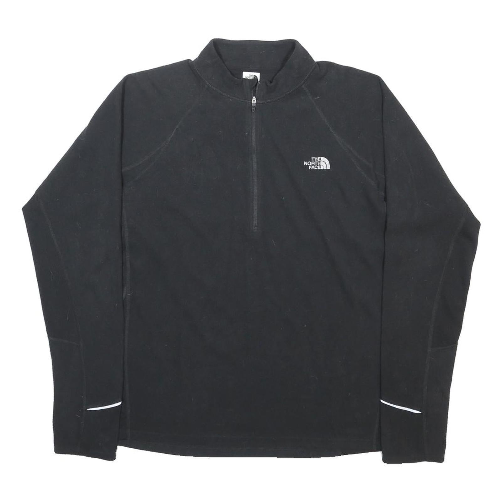 THE NORTH FACE Mens Black Outdoor Performance Pullover Jumper Half Zip XL